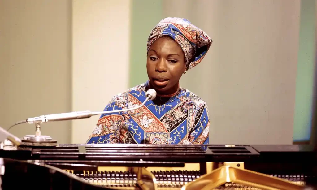 Nina Simone at piano