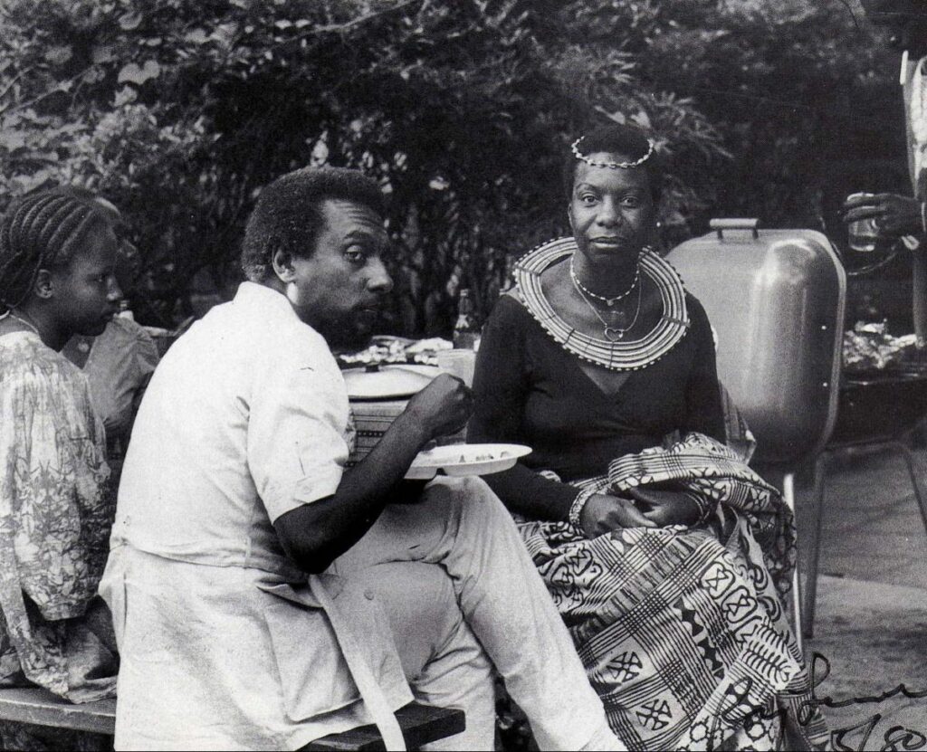 Nina Simone and Stokely Carmichael