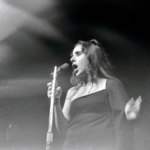 Laura Nyro onstage at the Monterey Pop Festival