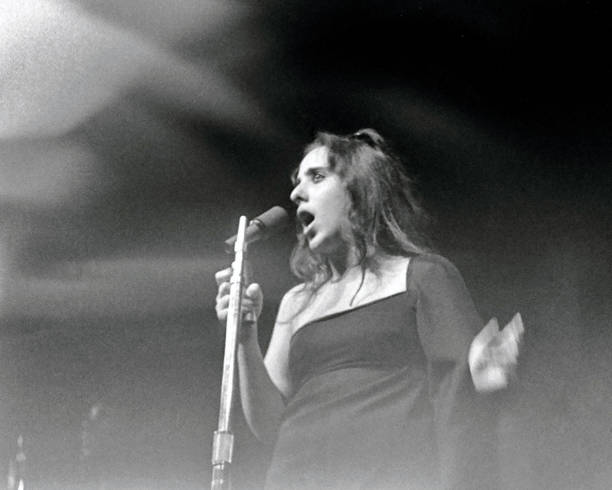Laura Nyro onstage at the Monterey Pop Festival