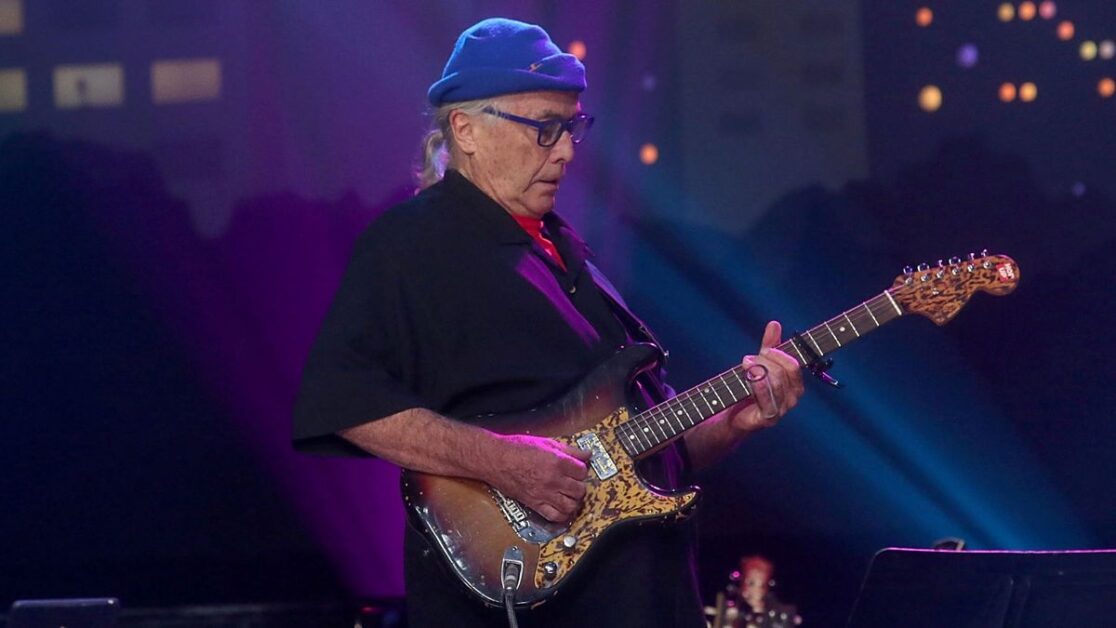 Ry Cooder on stage